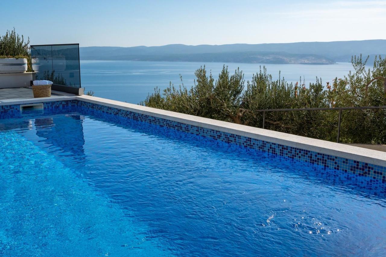 Villa Dream With Private Pool, 2 Bedrooms With En-Suite Bathrooms, Sea View Omiš Zewnętrze zdjęcie