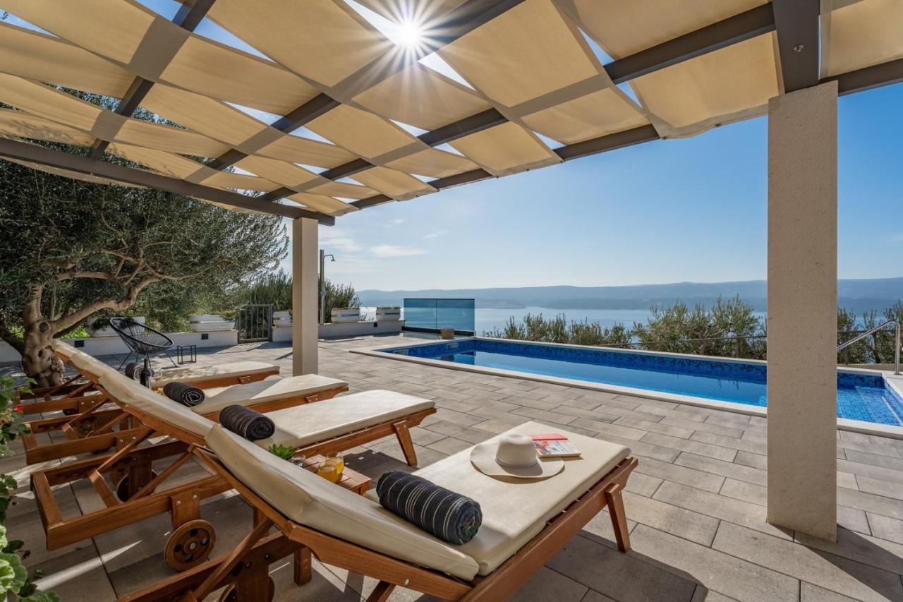 Villa Dream With Private Pool, 2 Bedrooms With En-Suite Bathrooms, Sea View Omiš Zewnętrze zdjęcie