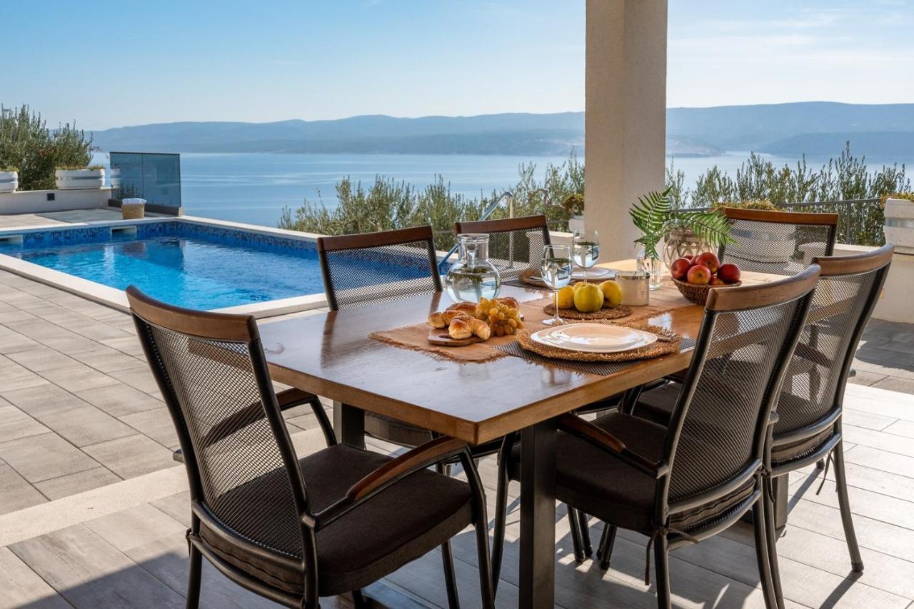 Villa Dream With Private Pool, 2 Bedrooms With En-Suite Bathrooms, Sea View Omiš Zewnętrze zdjęcie